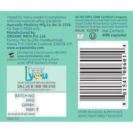 Organic India Breathe Free Capsules 