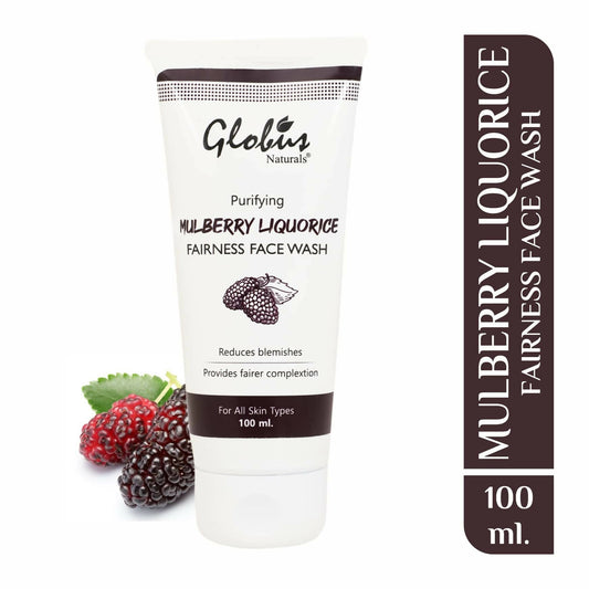 Globus Naturals Mulberry Liquorice Fairness Face Wash - Grab2buy
