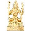 Estele Gold-Polished Adiyogi Shiva idol for Pooja/Car decor 