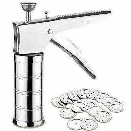 Stainless Steel Kitchen Press Maker with 12 Pieces 