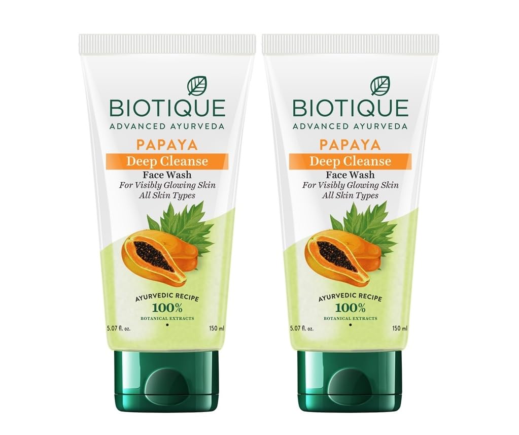 Biotique Bio Papaya Visibly Flawless Skin Face Wash - Grab2buy