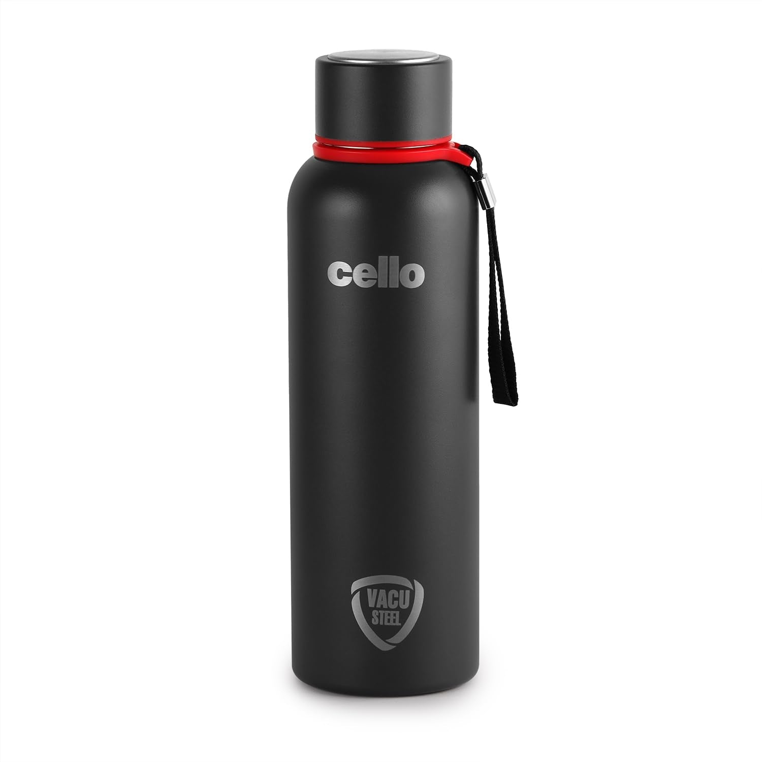 CELLO Duro Kent Insulated Stainless Steel Flask Water Bottle for Daily Use 750 ml, Black