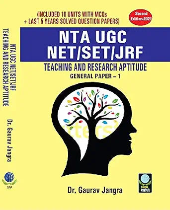 NTA UGC NET/SET/JRF TEACHING AND RESEARCH APTITUDE, GENERAL PAPER- I (Second Edition- 2021)      Paperback – 1 January 2021