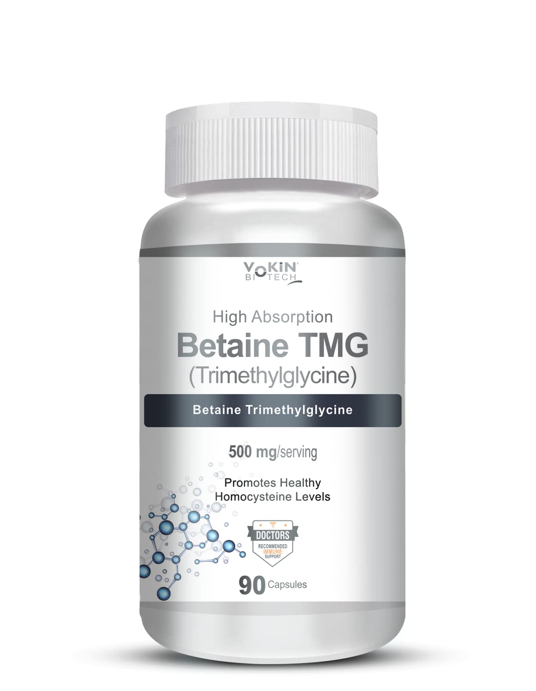 Vokin Biotech Betaine Trimethylglycine (TMG) for Support Healthy Homocysteine Levels  Grab2Buy Vokin Biotech Grab2Buy
