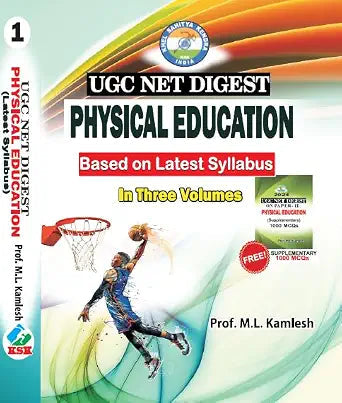 UGC Net Digest Physical Education (3 Vol. Set) + Supplementary 1000 MCQs Free  Grab2Buy Khel Sahitya Kendra Grab2Buy