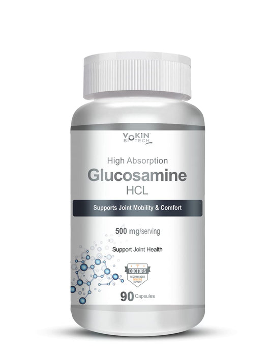 Vokin Biotech Glucosamine HCL Supplement Supports Joint Health -500mg  Grab2Buy Vokin Biotech Grab2Buy
