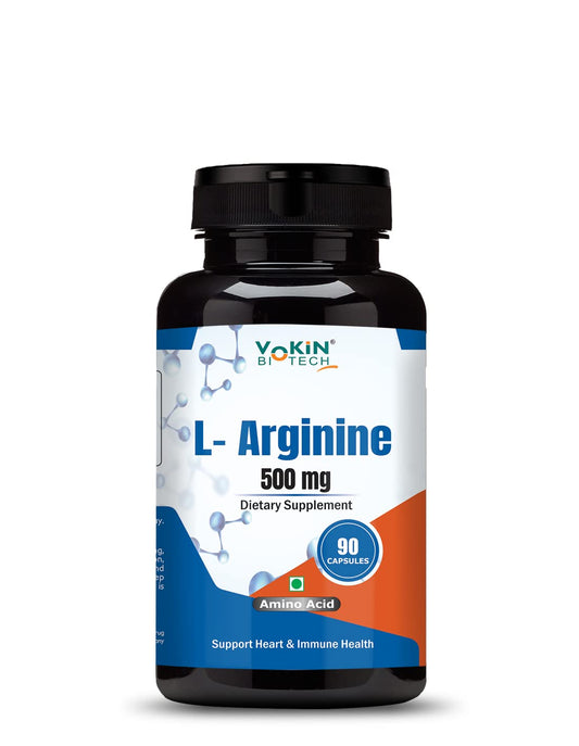 Vokin Biotech L Arginine 500mg With Essential Amino Acid and Nitric Oxide  Grab2Buy Vokin Biotech Grab2Buy