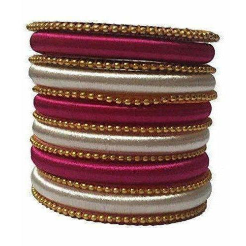 Multicolor Silk Thread Bangle 
