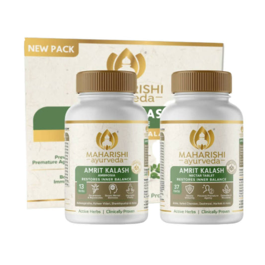 Maharishi Ayurveda Amrit Kalash - Dual Pack With Sugar Free Tablets 