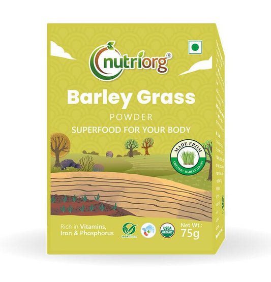 Nutriorg Certified Organic Barley Grass Powder 