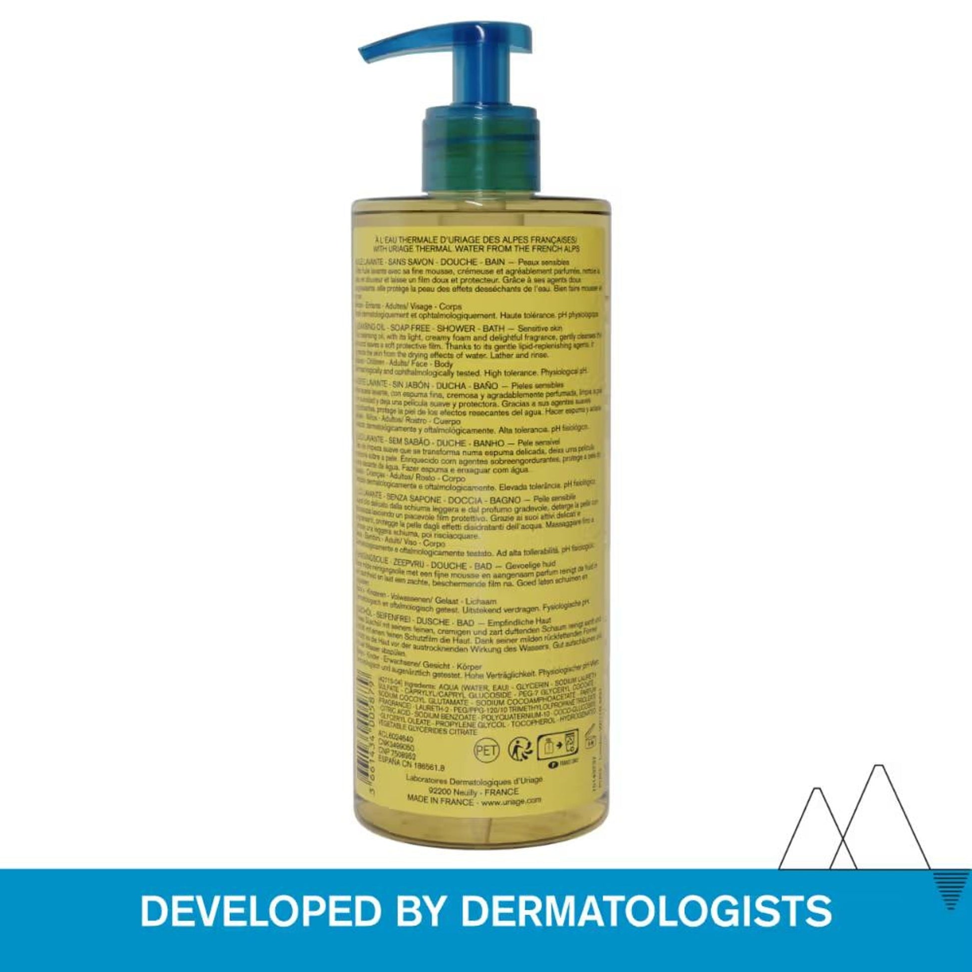Uriage Cleansing Oil with 25% Glycerin Dermat Recommended Gently Cleanses & Moisturizes Face & Body  Grab2Buy Uriage Grab2Buy