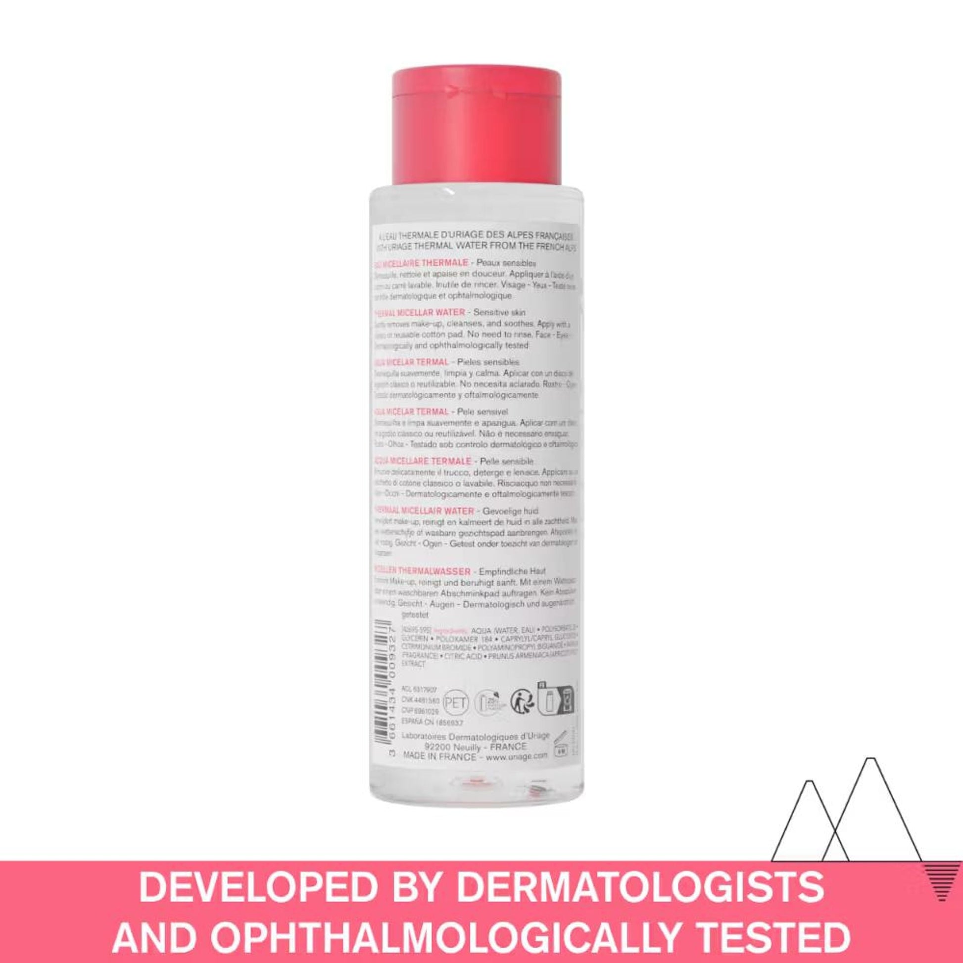 Uriage Thermal Micellar Water for Sensitive Skin Removes Makeup from Face & Eyes Dermat Recommended  Grab2Buy Uriage Grab2Buy