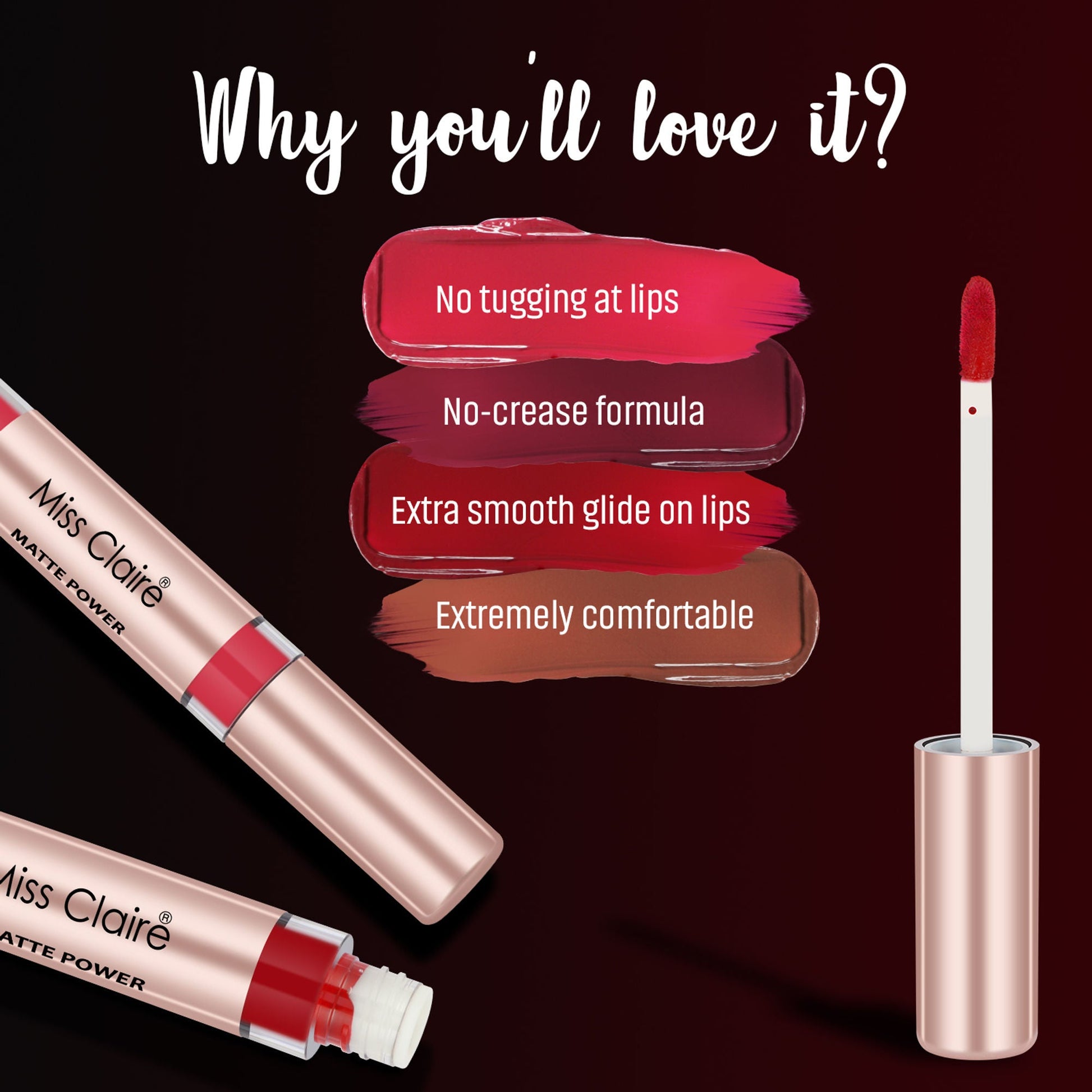 Miss Claire Matte Power Lipcolor - 8