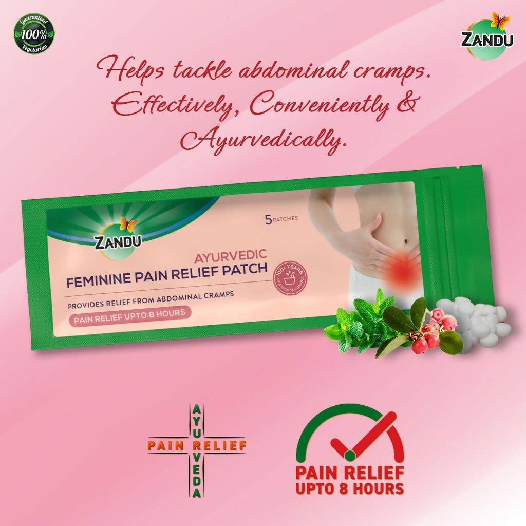 Zandu Feminine Pain Relief Patch - Grab2buy