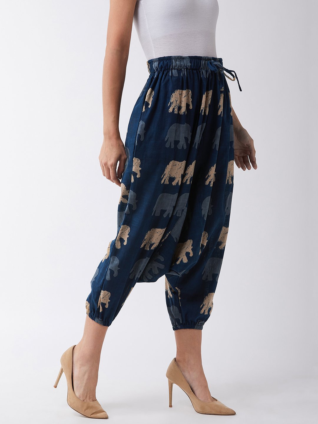 InWeave Elephant Print Harem Pants 