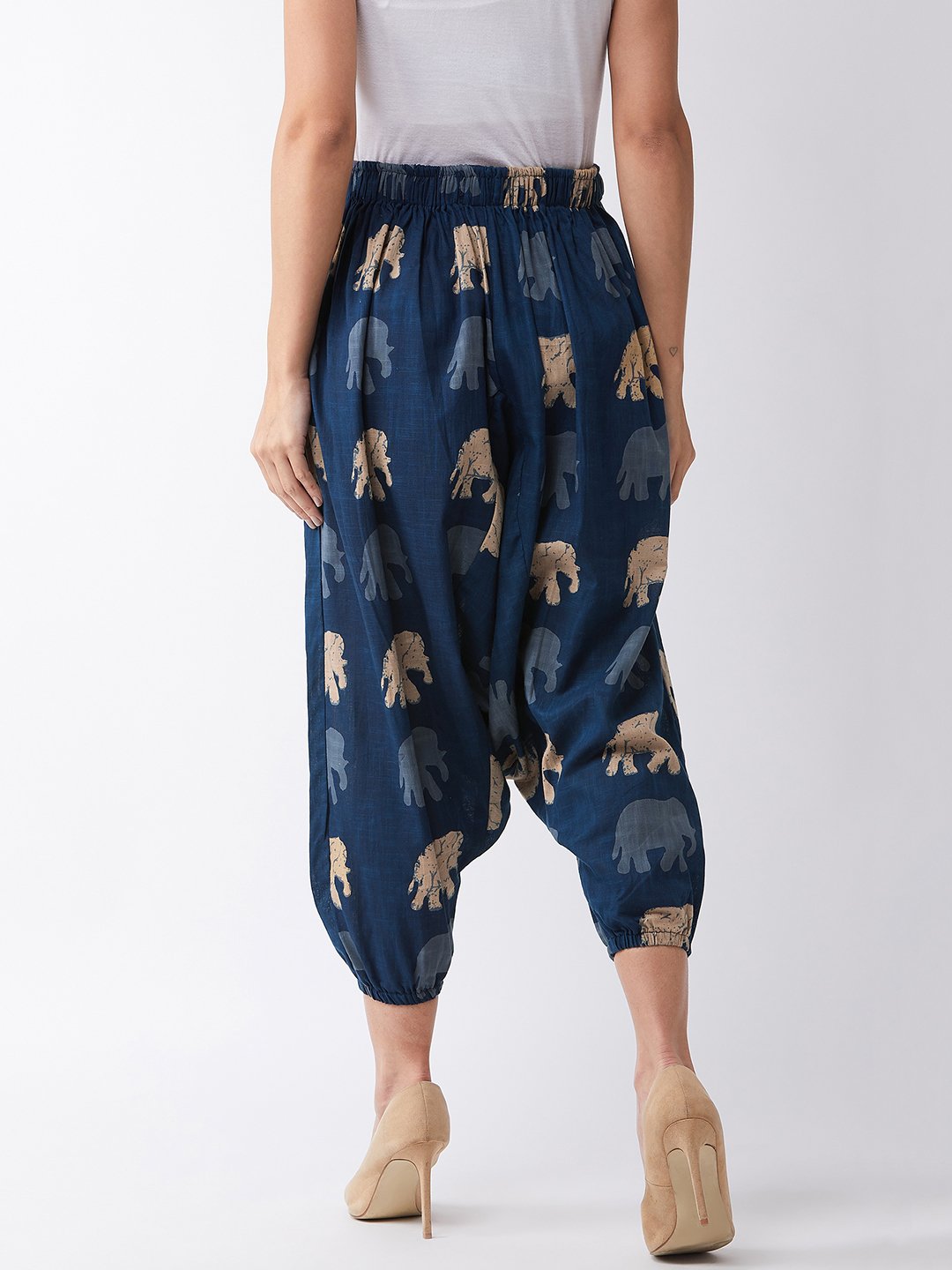 InWeave Elephant Print Harem Pants 
