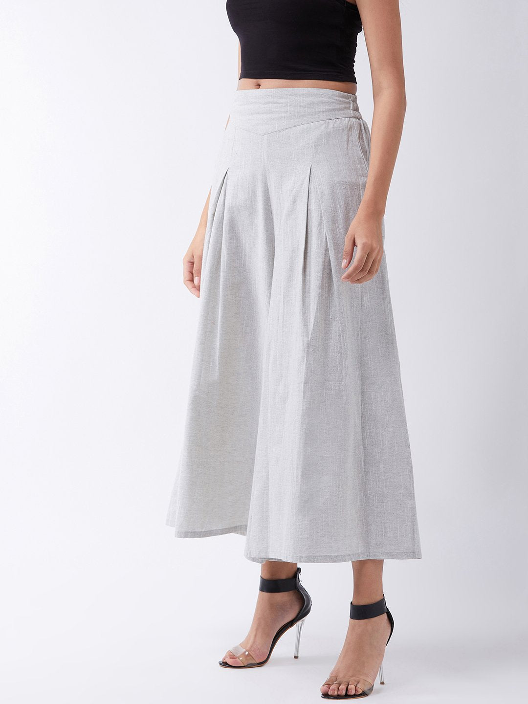 InWeave Grey Handloom Palazzo 