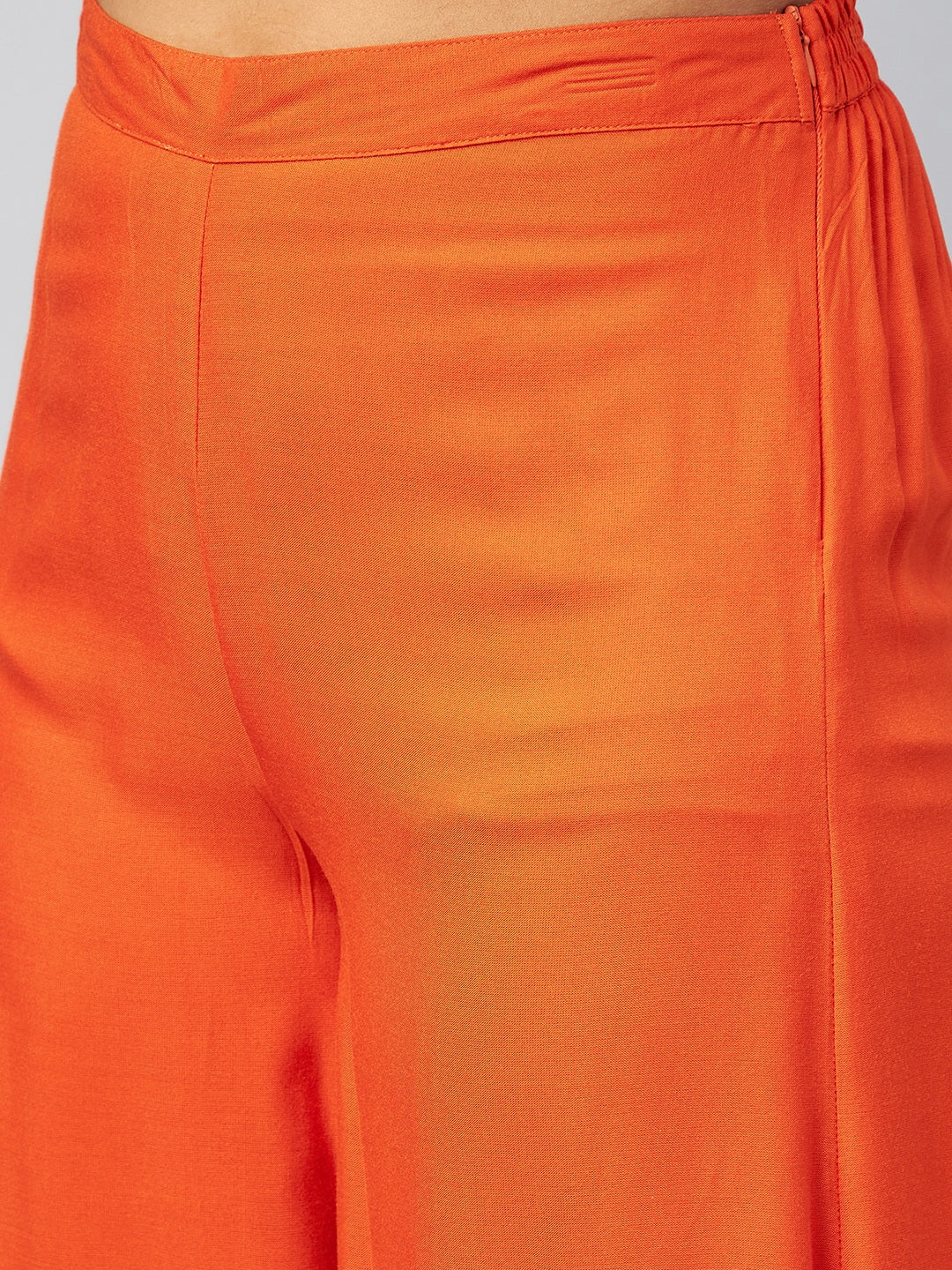 InWeave Solid Orange Palazzo 