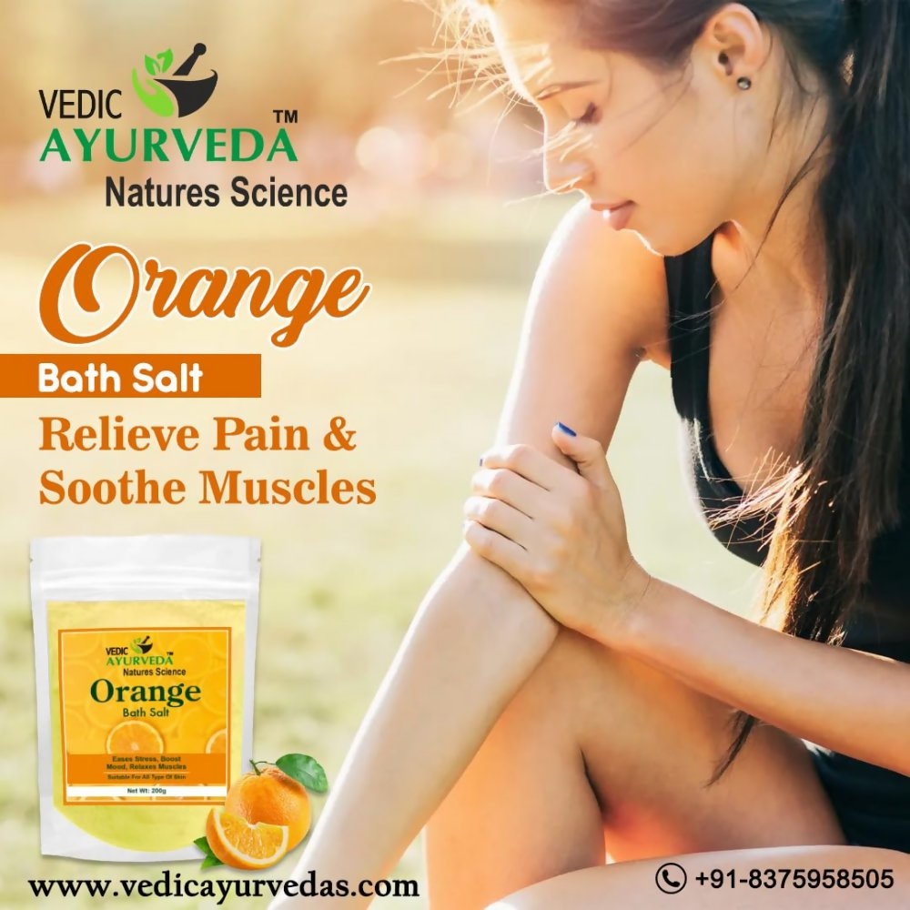 VedicAyurveda Orange Bath Salt  Grab2Buy VedicAyurveda Grab2Buy