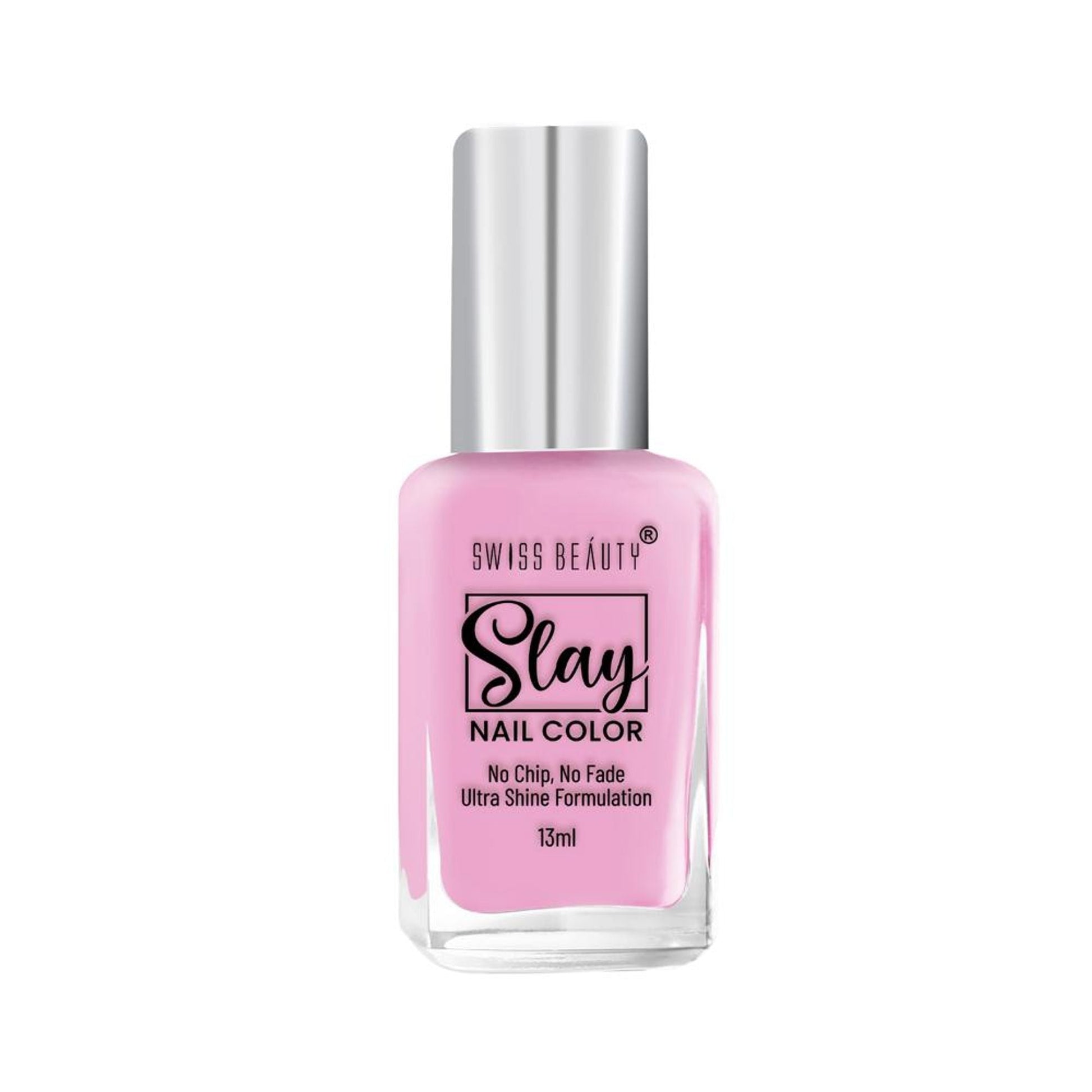 Swiss Beauty Slay Nail Color Ultra Shine Formulation - 03 Dreamy Pink