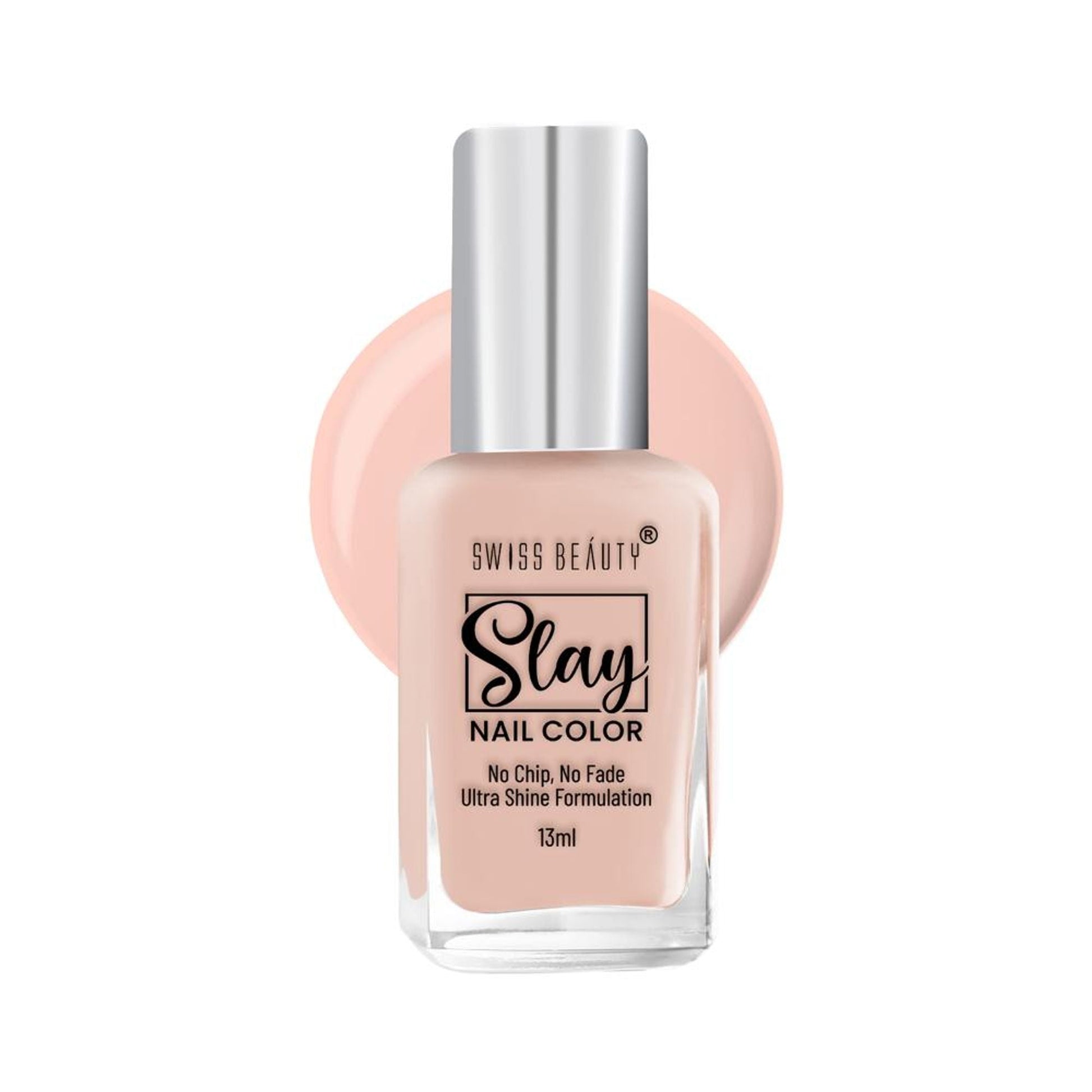 Swiss Beauty Slay Nail Color Ultra Shine Formulation - 04 French Toast