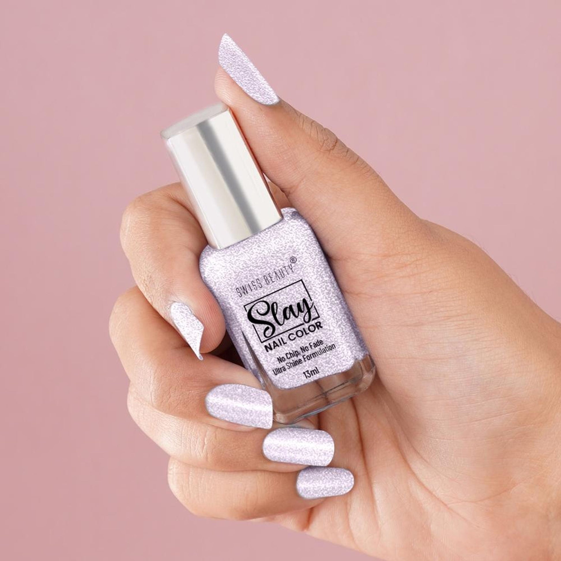 Swiss Beauty Slay Nail Color Ultra Shine Formulation - 48 Drizzle
