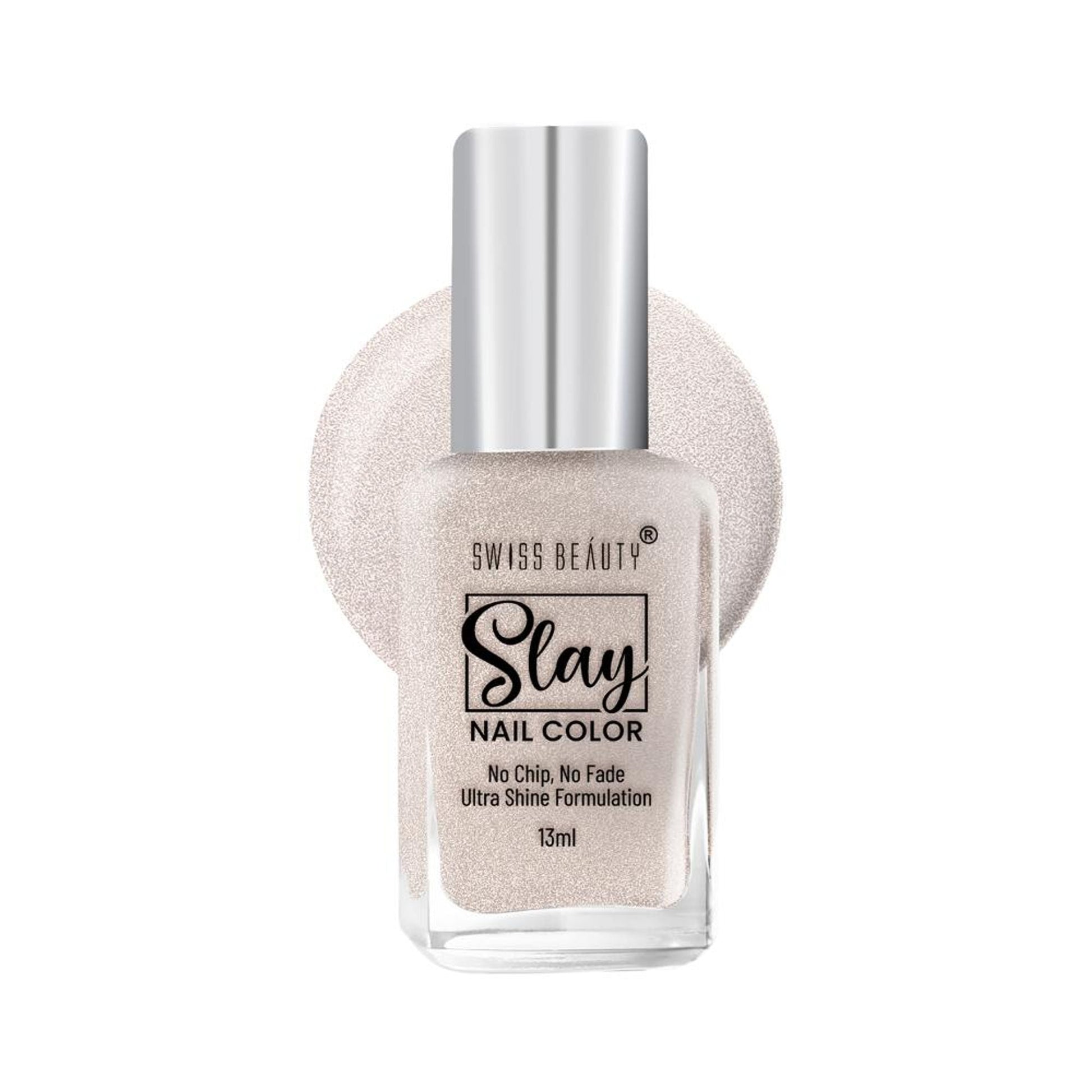 Swiss Beauty Slay Nail Color Ultra Shine Formulation - 52 Gold Star