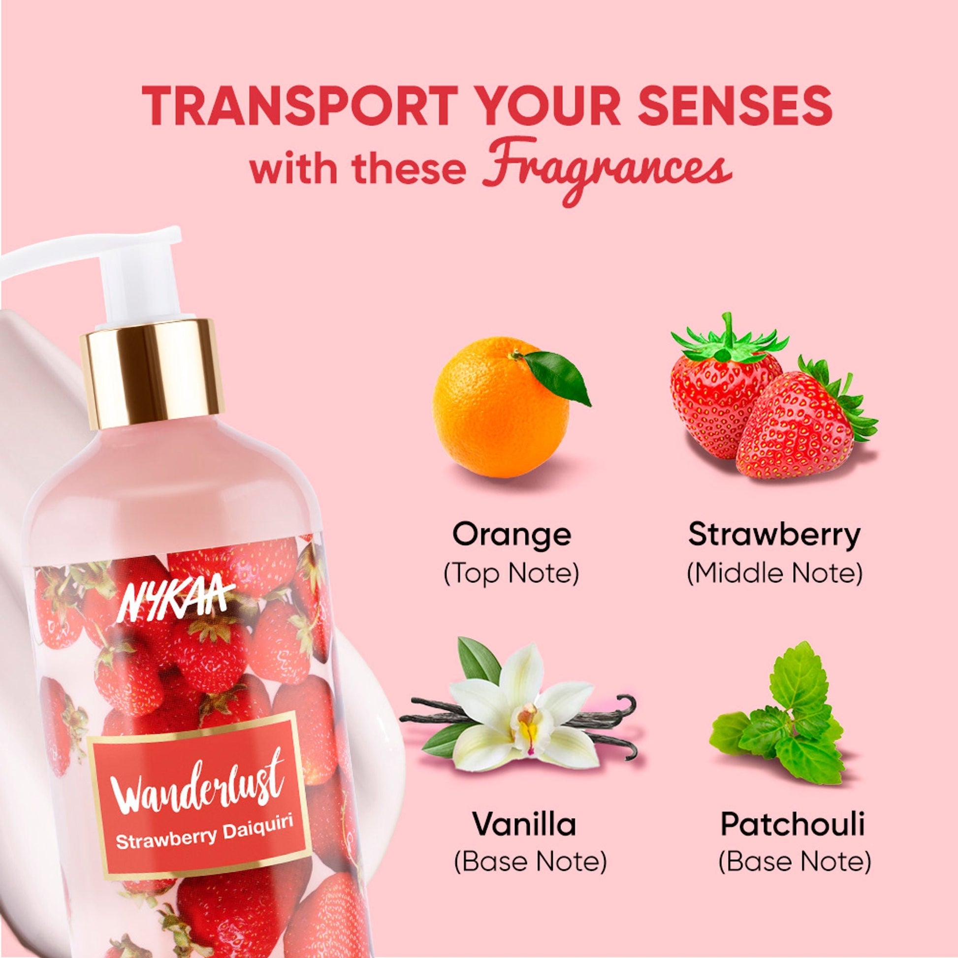Wanderlust Moisturizing Body Lotion - Strawberry Daiquiri  Grab2Buy Wanderlust Grab2Buy