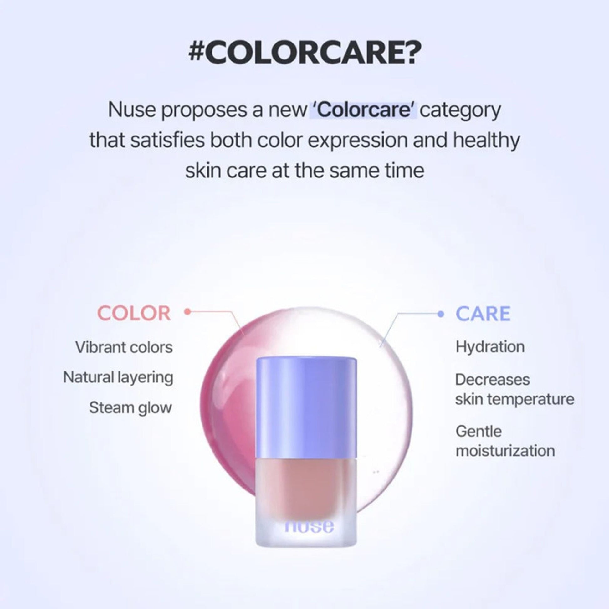 NUSE Liquid Care Cheek - Pale Blossom