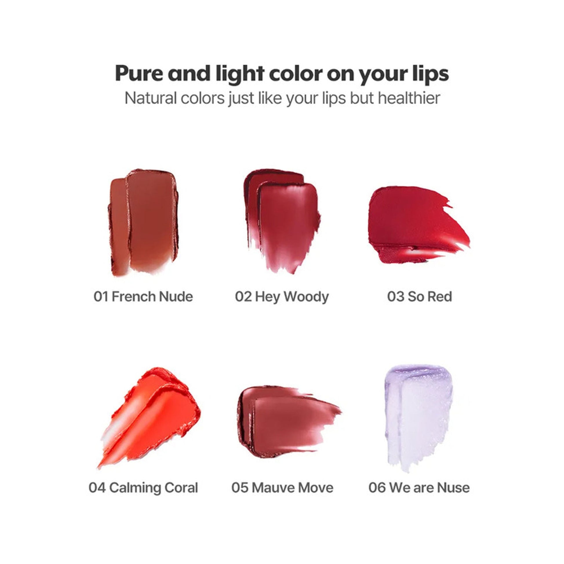 NUSE Color Care Lip balm - Mauve Move