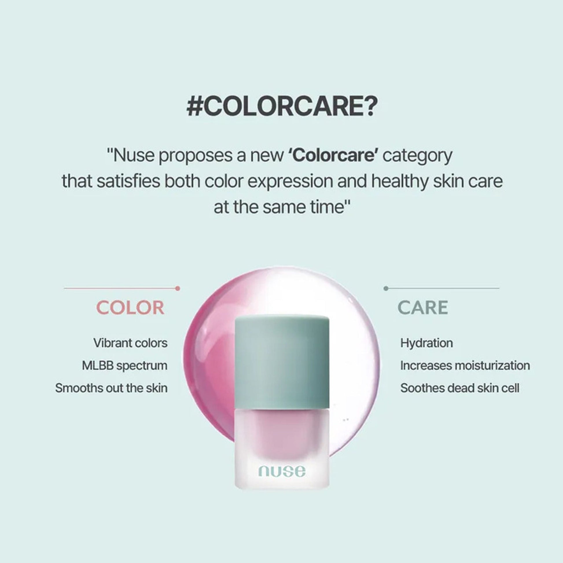 NUSE Mousse Care Cheek - Mauve Solid