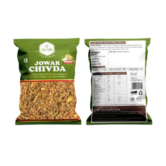 NutriMillets Jowar Flakes Chivda - Khatta Mitha Flavor - Grab2buy