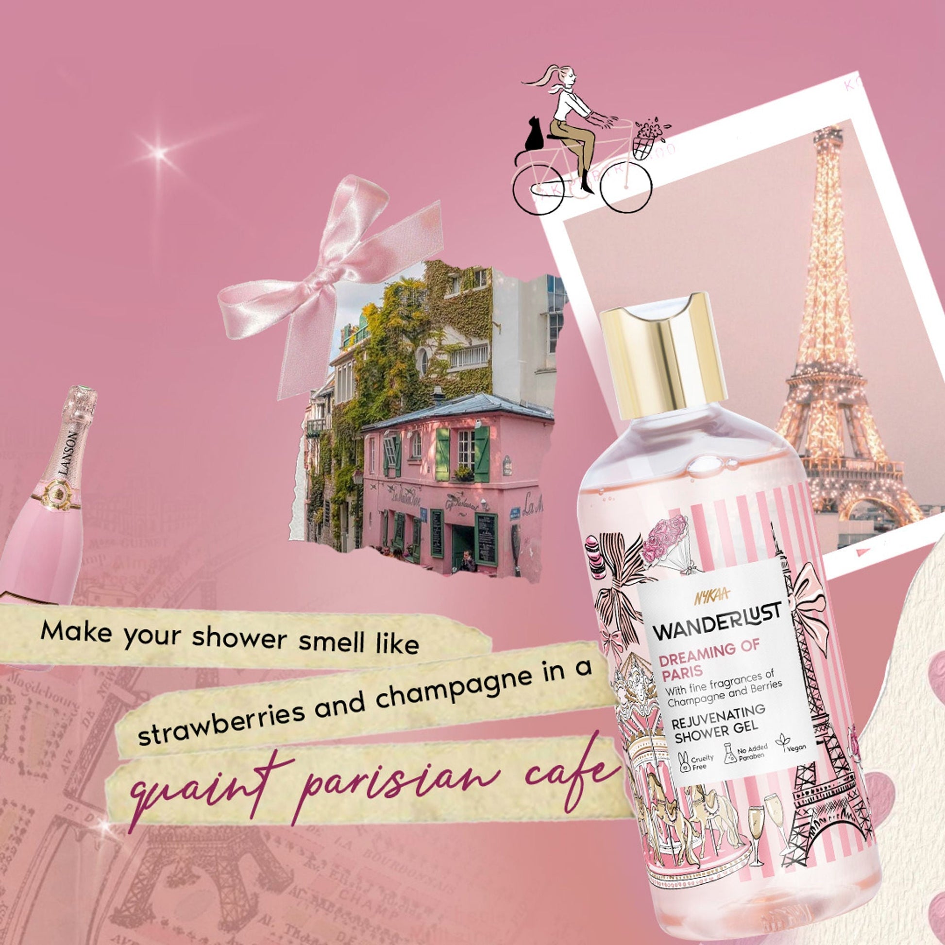 Wanderlust Shower Gels - Dreaming-Of-Paris  Grab2Buy Wanderlust Grab2Buy