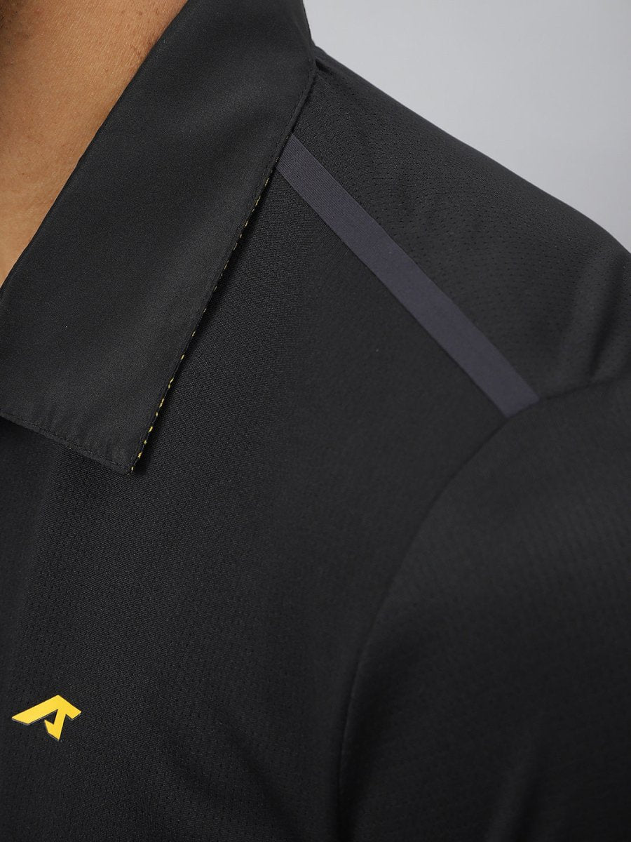 Alcis Men Train-Tech Anti-Static Slim-Fit Training Polo T-Shirt 