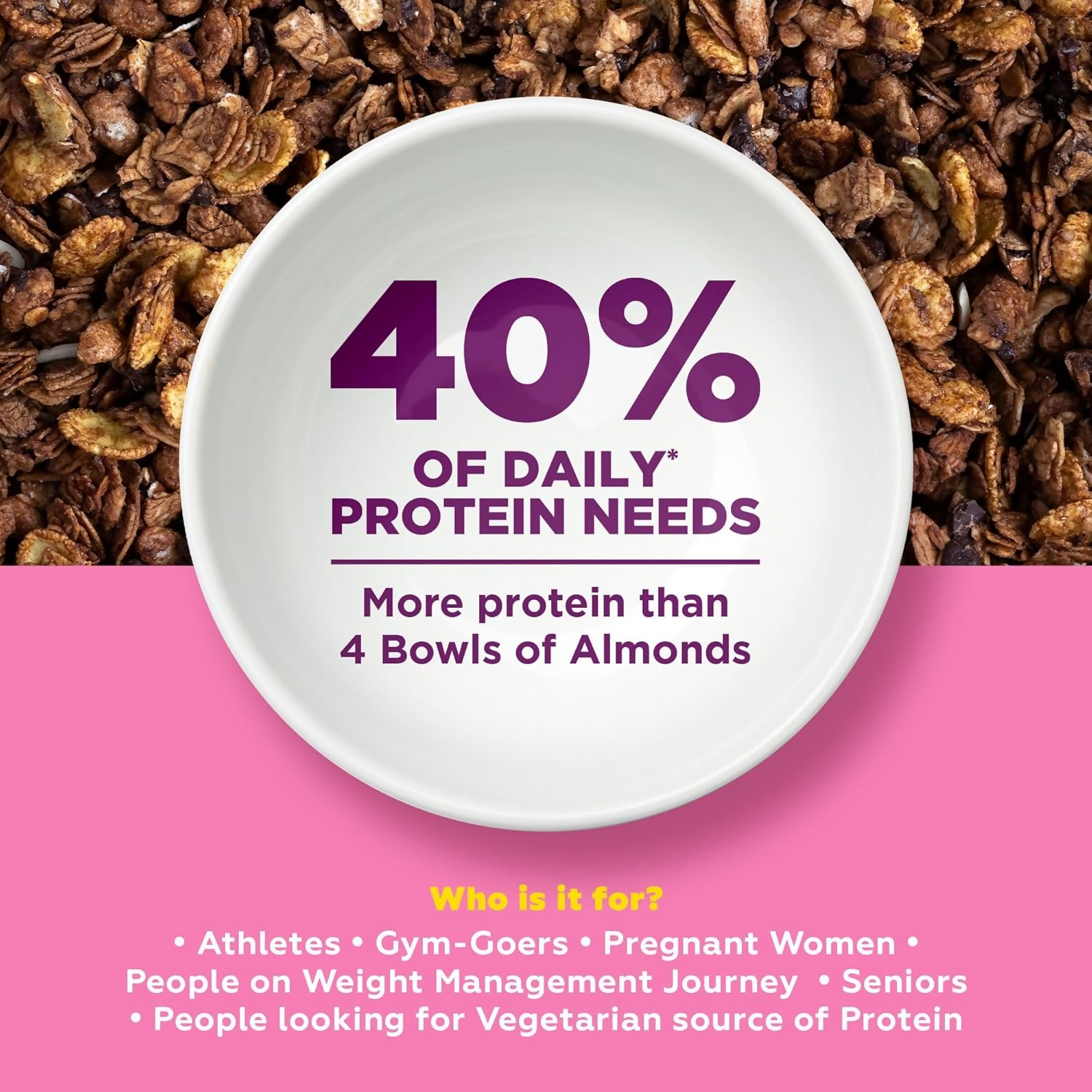 Yoga Bar High Protein Muesli - Choco Almond  Grab2Buy Yoga Bar Grab2Buy