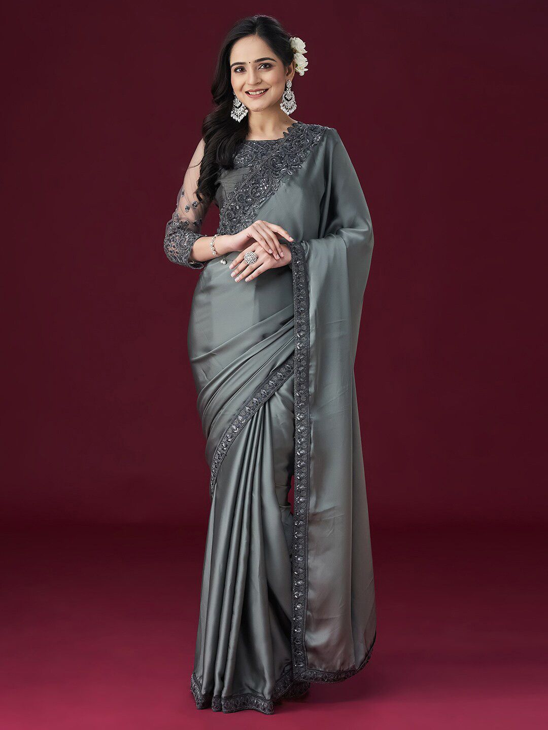 kasee Ethnic Embroidered Sarees