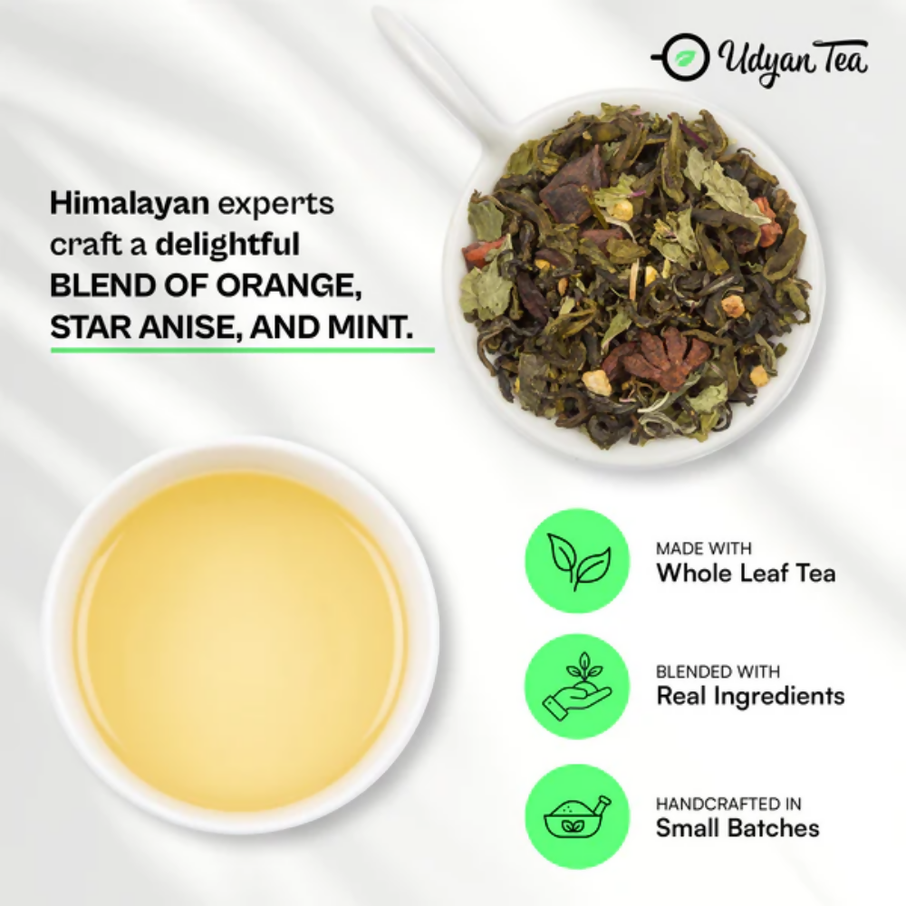Udyan Tea Zesty Orange Green Tea  Grab2Buy Udyan Tea Grab2Buy