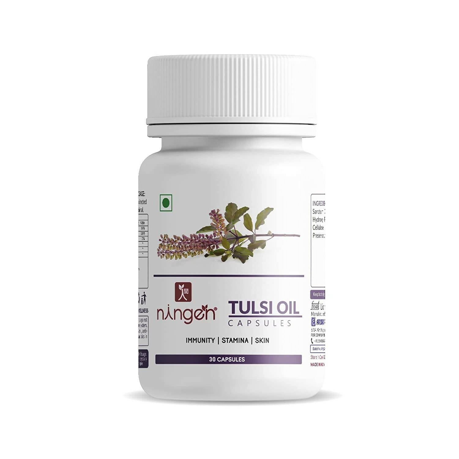 Ningen Tulsi Oil Capsules - Grab2buy