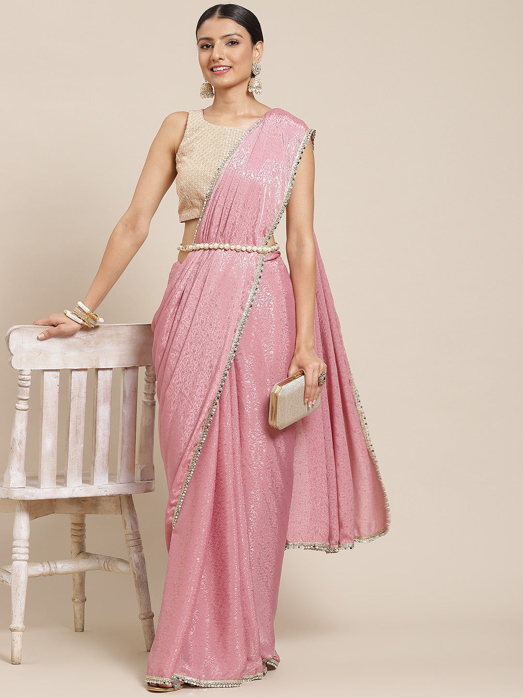 Tikhi Imli Pink Ethnic Motifs Print Grab2Buy 