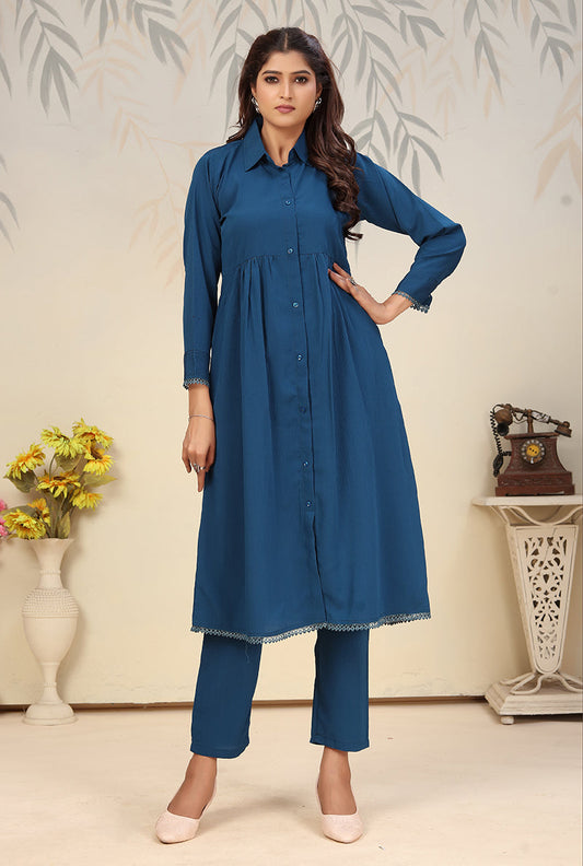 Monjolika Fashion Morpeach Cotton Solid Festival Casual Kurti | Grab2Buy