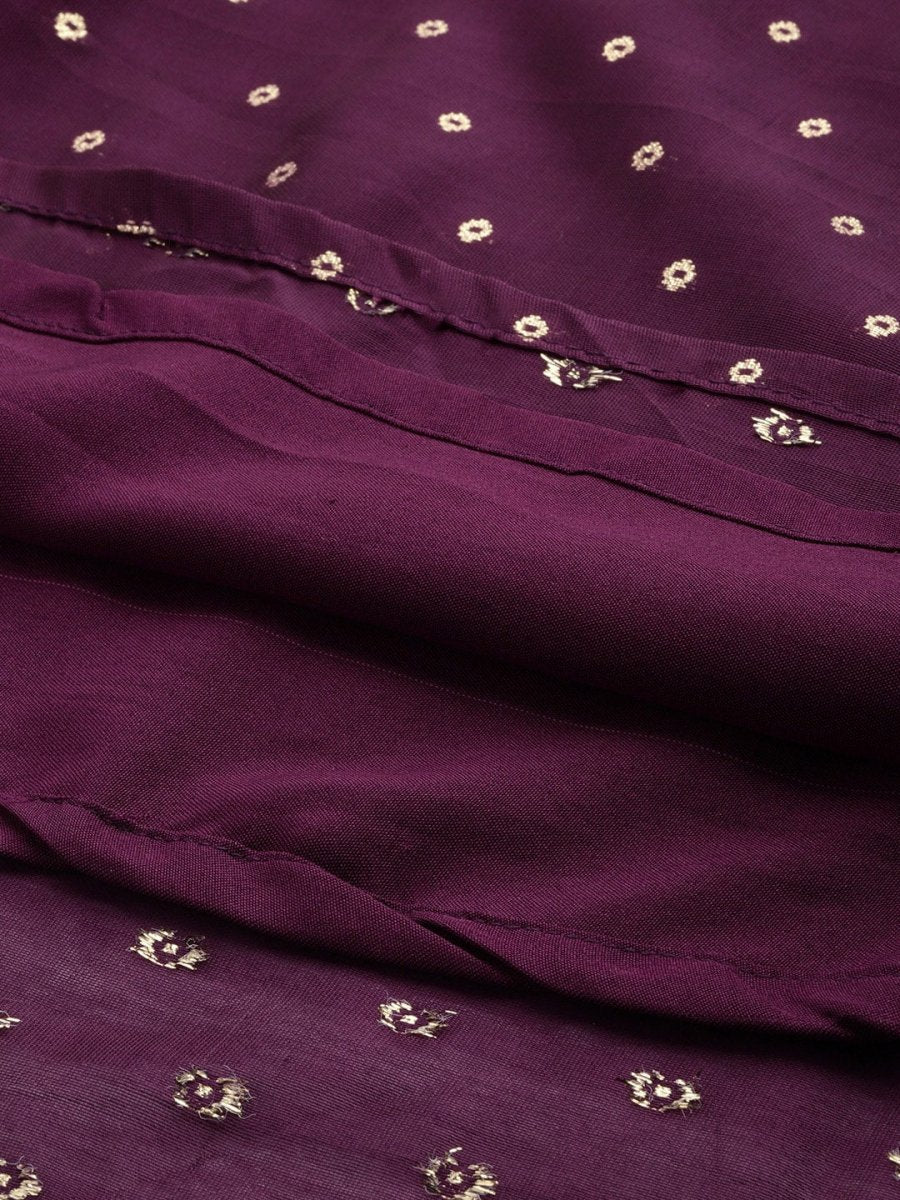 All About You Ethnic Motifs Embroidered Empire Sequinned Kurta with Trousers