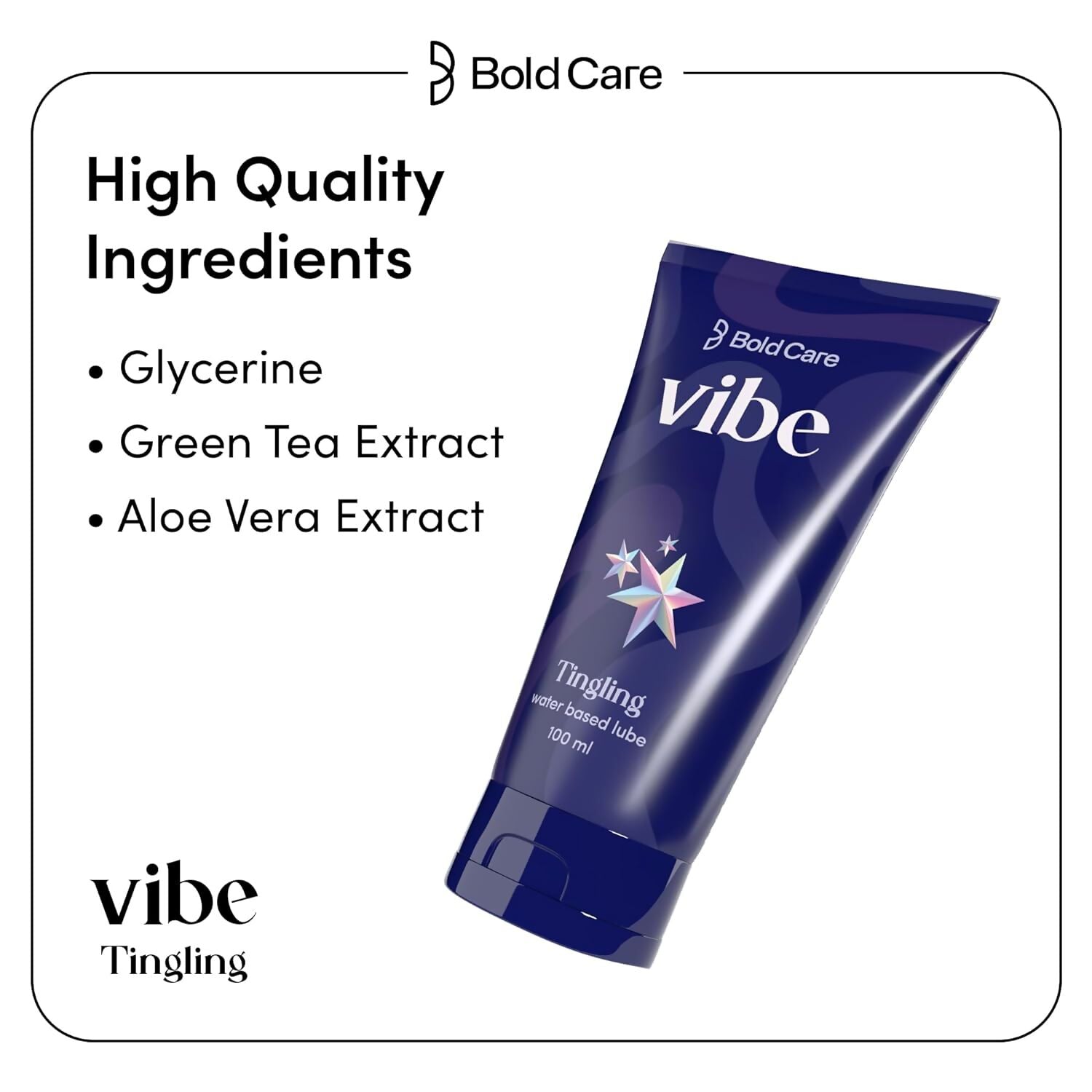Bold Care Vibe Tingling Massage Gel 