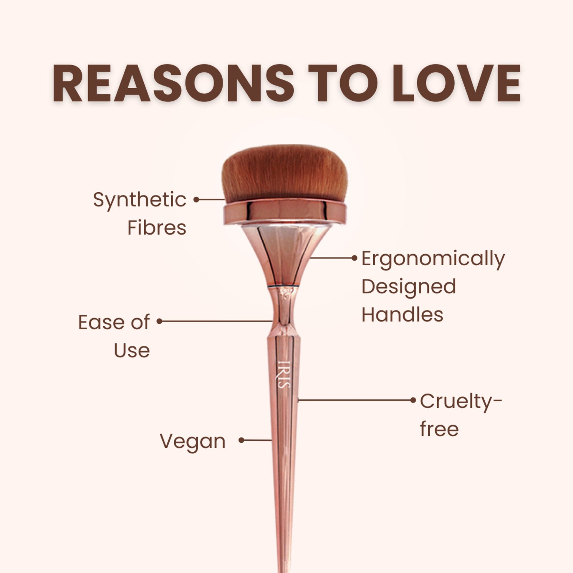 IRIS COSMETICS Luminous Face Brush Set