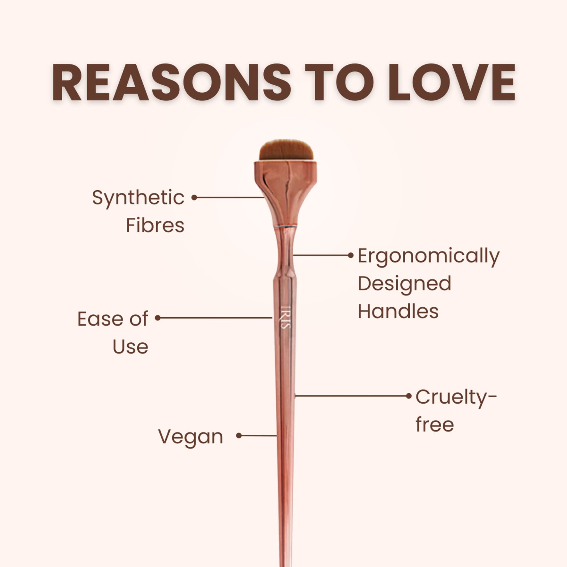 IRIS COSMETICS Luminous HD Nose Contour Brush