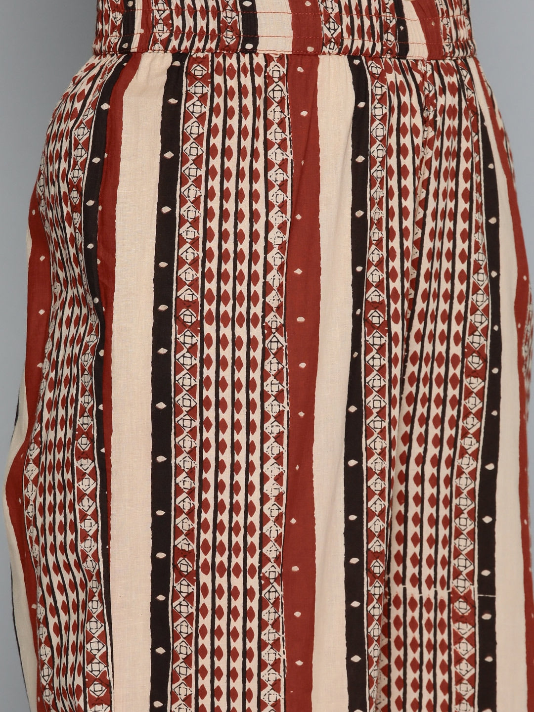 HERE&NOW Women Ethnic Motifs Printed Regular Pure Cotton Kurta Set