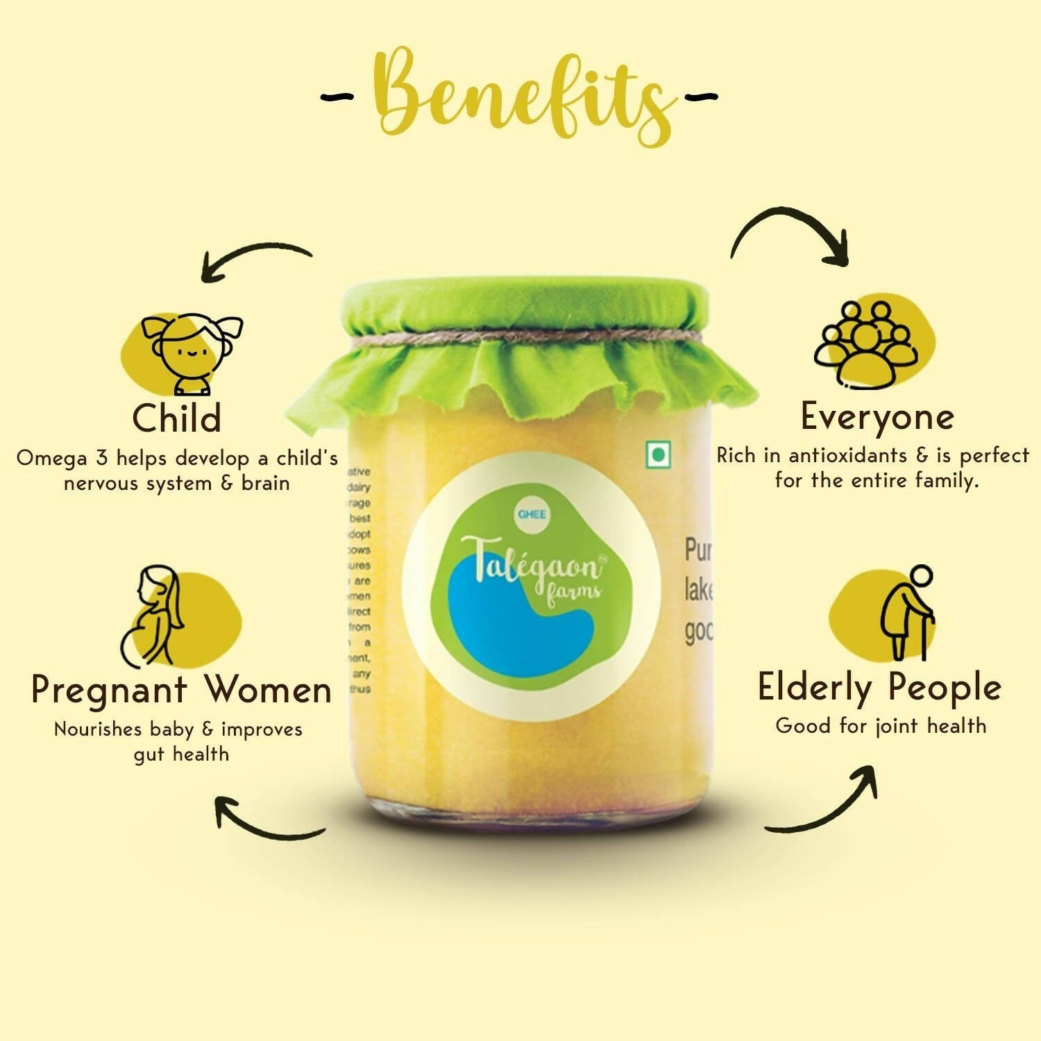 Talegaon Farms Pure Cow Ghee 