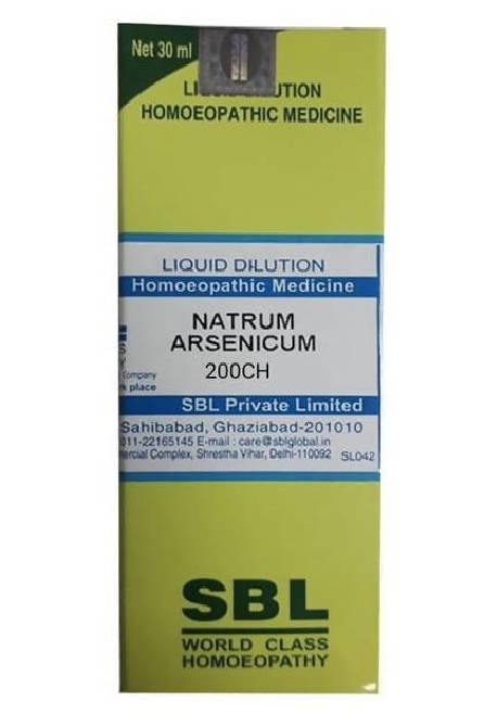 SBL Homeopathy Natrum Arsenicum Dilution 