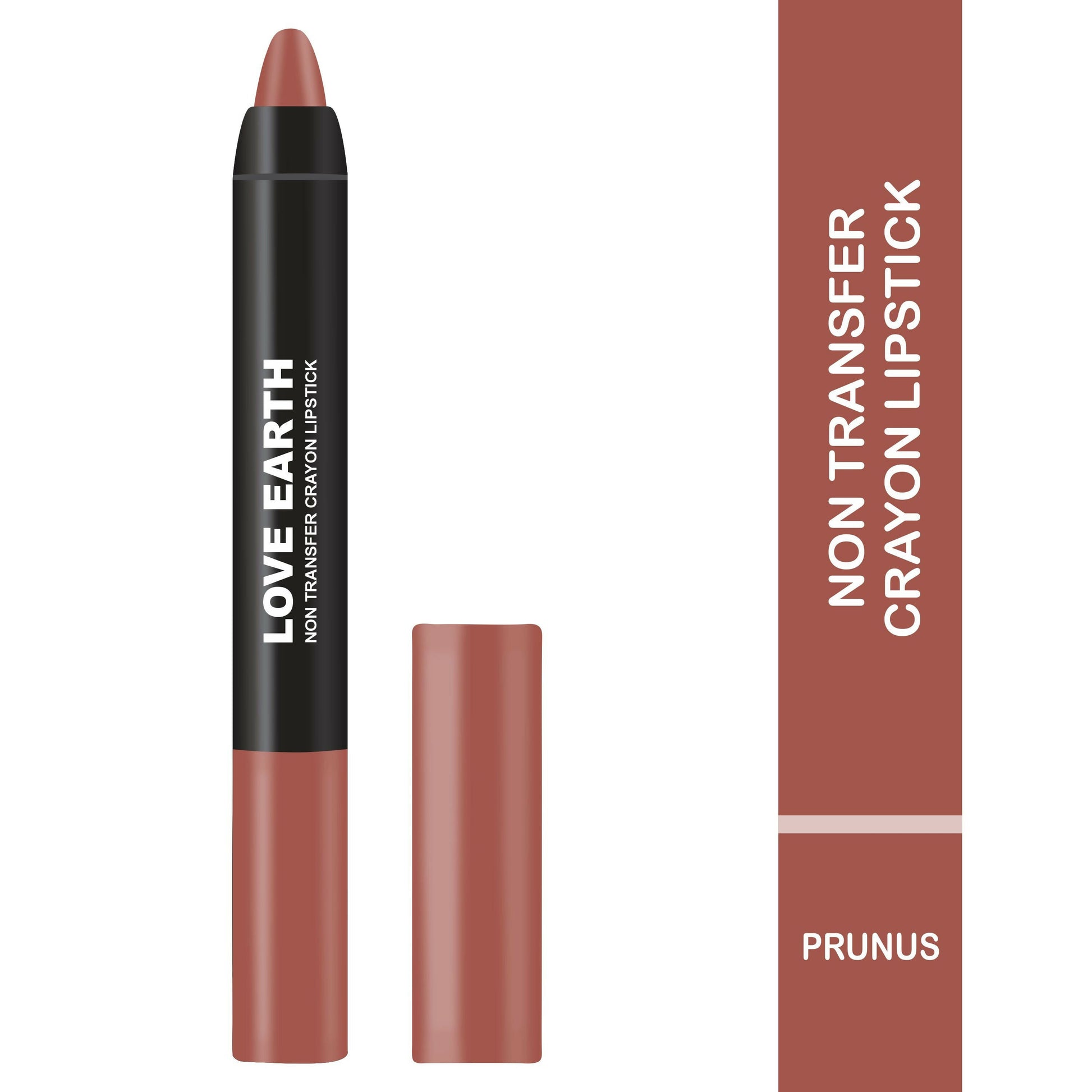 Love Earth Non Transfer Crayon Lipstick-Prunus 