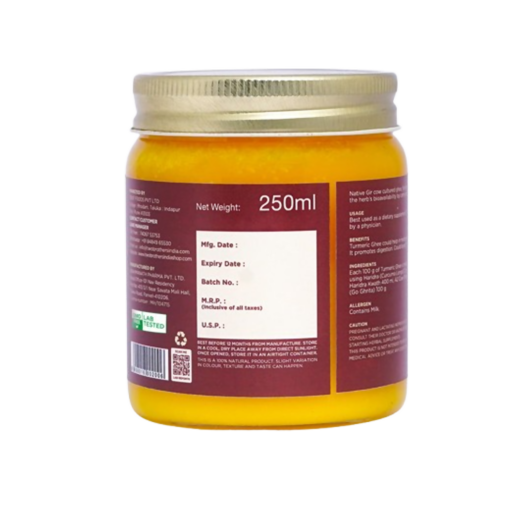 Two Brothers Organic Farms Turmeric Ghee 