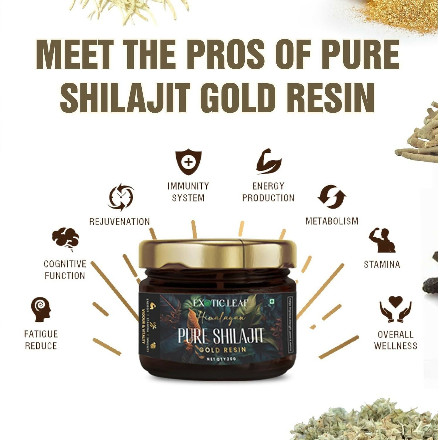 Exotic Leaf Gold SJ Resin 